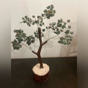Handcrafted Emerald  Crystal Tree